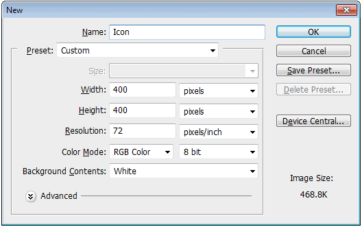 How to create a beautiful icon in Photoshop