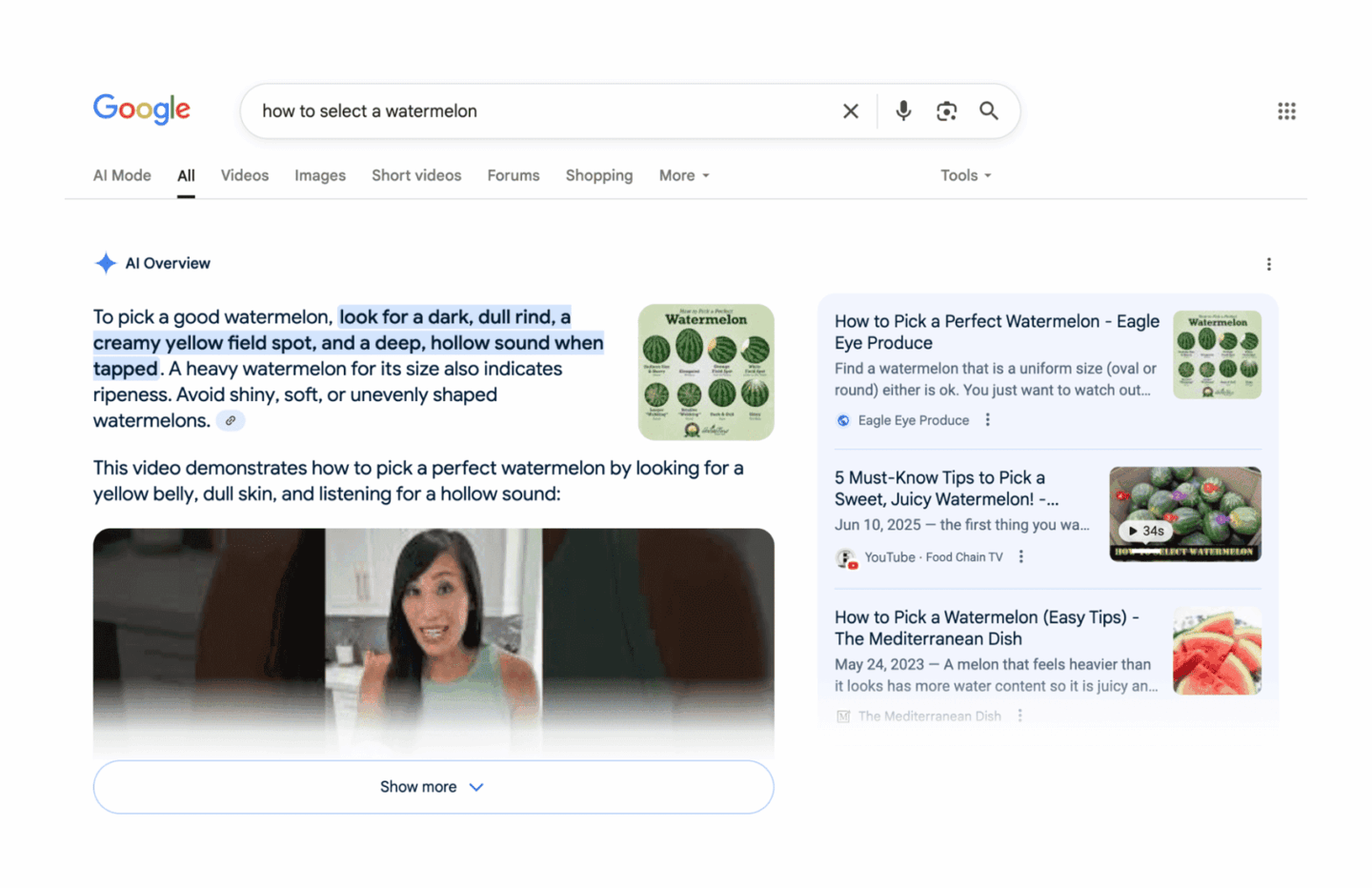 Ranking in AI Overviews for Visually Rich Content